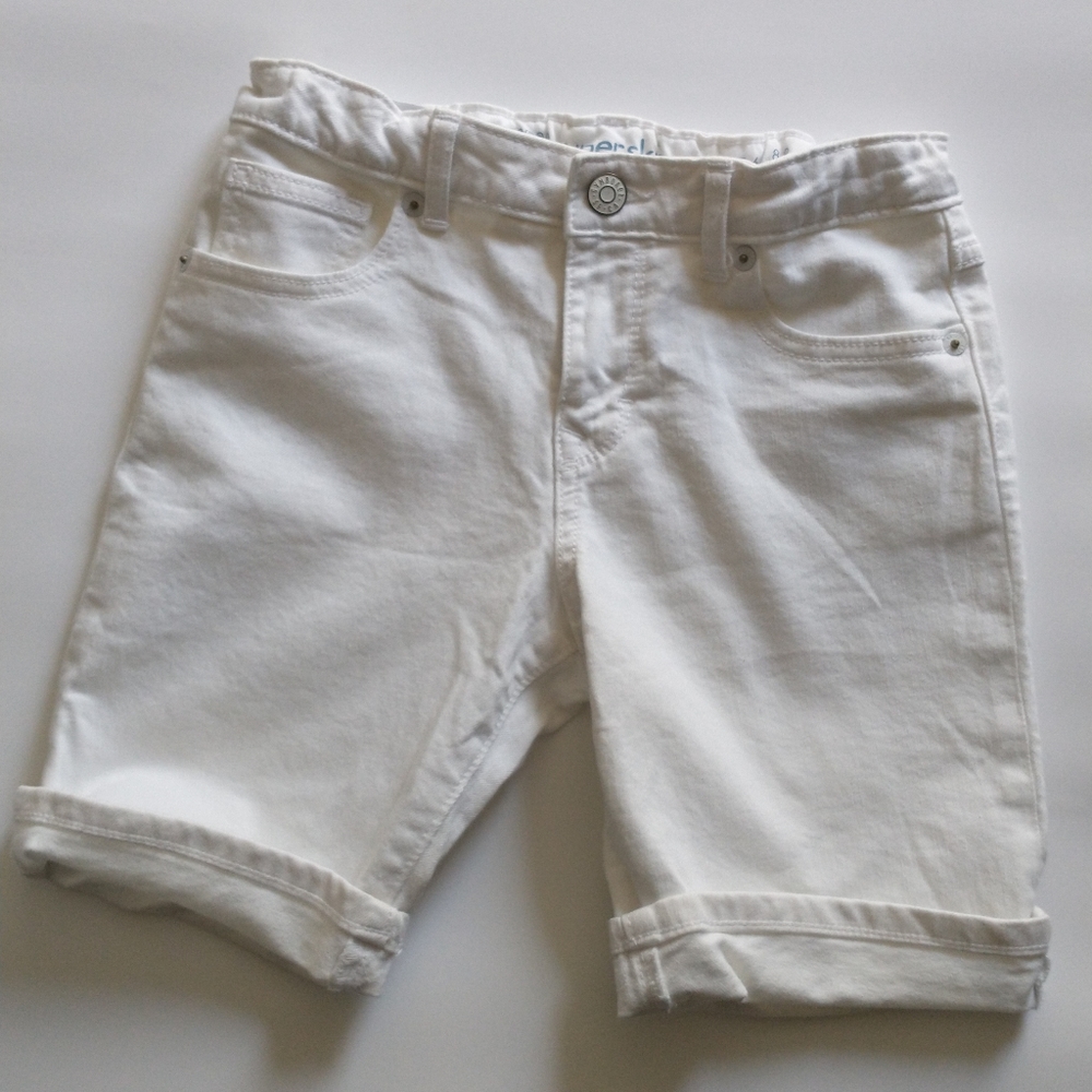 Girl's White Gymboree Bermuda Shorts (Sz. 10)